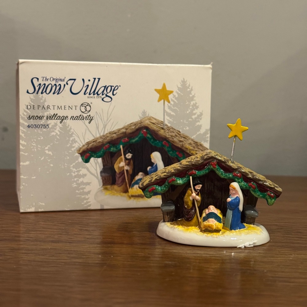 Department 56 Snow Village Nativity Figurine 4030755 Baby Jesus Creche Dept 56